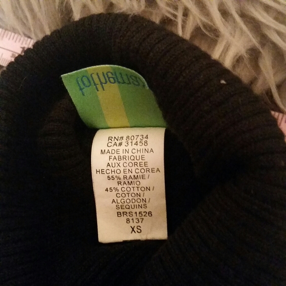 To The Max sleeveless sequin turtleneck,XS - Picture 4 of 6